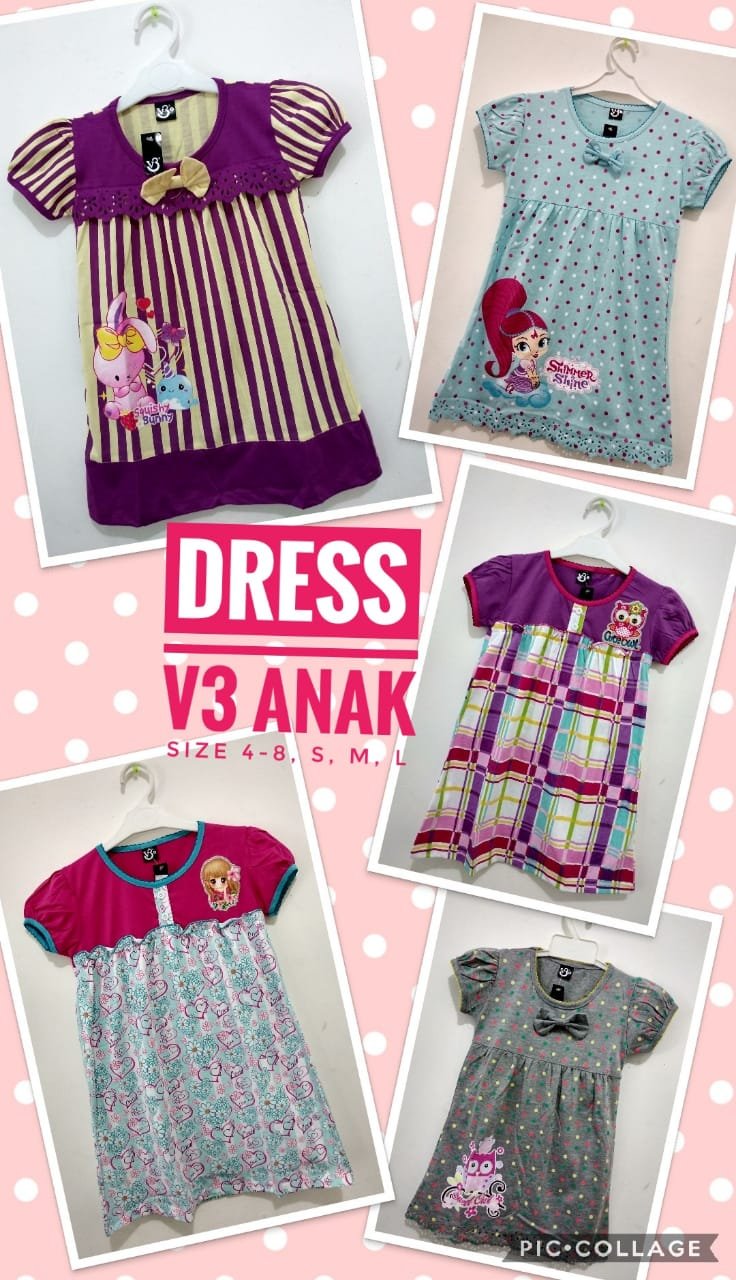 Obral Grosir Baju Murah Kulakan Surabaya Produsen Dress Anak Terbaru Murah 28ribuan  